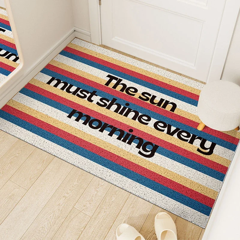 Striped Letters Anti-Slip Door Mat, Living Room Carpet, Household Decoration, Kitchen Foot Mats, Anti-dirty, Restaurant Rug
Striped Letters Anti-Slip Door Mat, Living Room Carpet, Household Decoration, Kitchen Foot Mats, Anti-dirty, Restaurant Rug