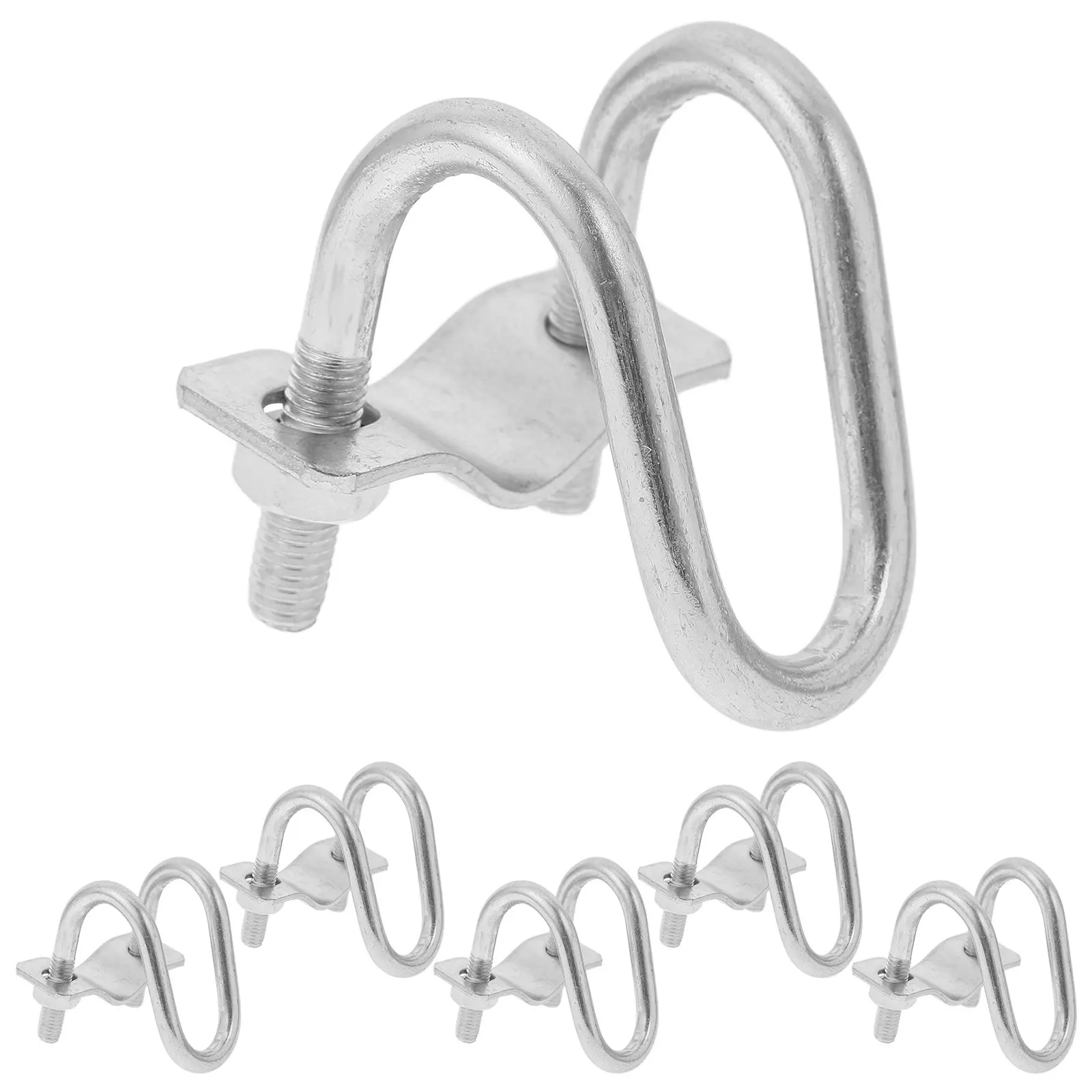 6Pcs Farm Pipe Clamp Heavy Duty Cold Galvanized Steel Greenhouse Frame Connector Clip for Fence Awning Rail Scaffolding Garden
6Pcs Farm Pipe Clamp Heavy Duty Cold Galvanized Steel Greenhouse Frame Connector Clip for Fence Awning Rail Scaffolding Garden