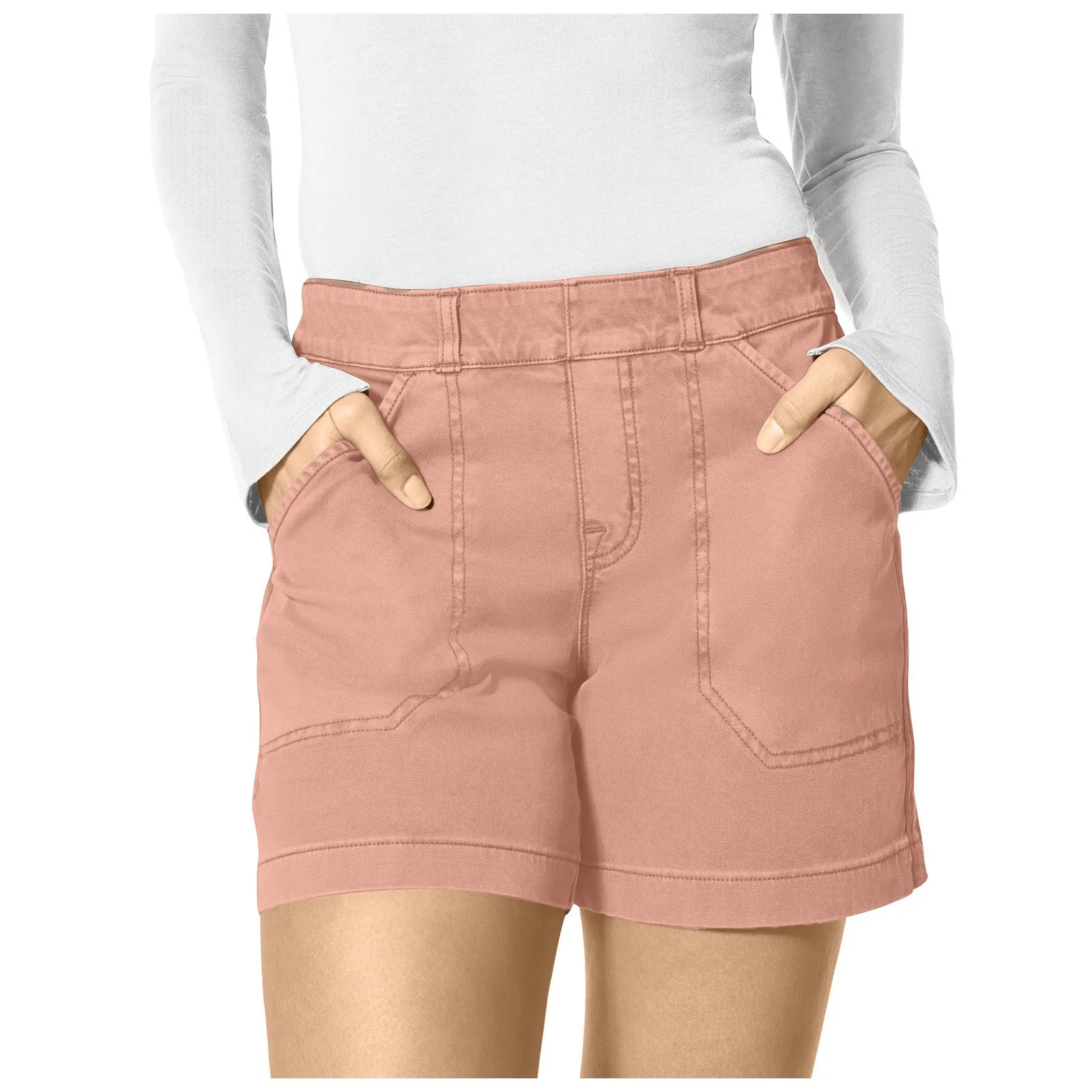 Women's Shorts 2024 Summer New Fashion High Waisted Cargo Shorts Shorts Versatile Solid Colour Casual Loose Pocket Shorts
Women's Shorts 2024 Summer New Fashion High Waisted Cargo Shorts Shorts Versatile Solid Colour Casual Loose Pocket Shorts