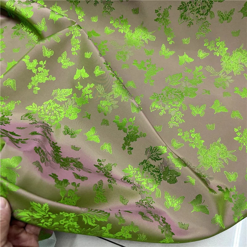 Green retro flower dill national style jacquard brocade fabric printed clothing new Chinese style improved cheongsam dress fabri
Green retro flower dill national style jacquard brocade fabric printed clothing new Chinese style improved cheongsam dress fabri