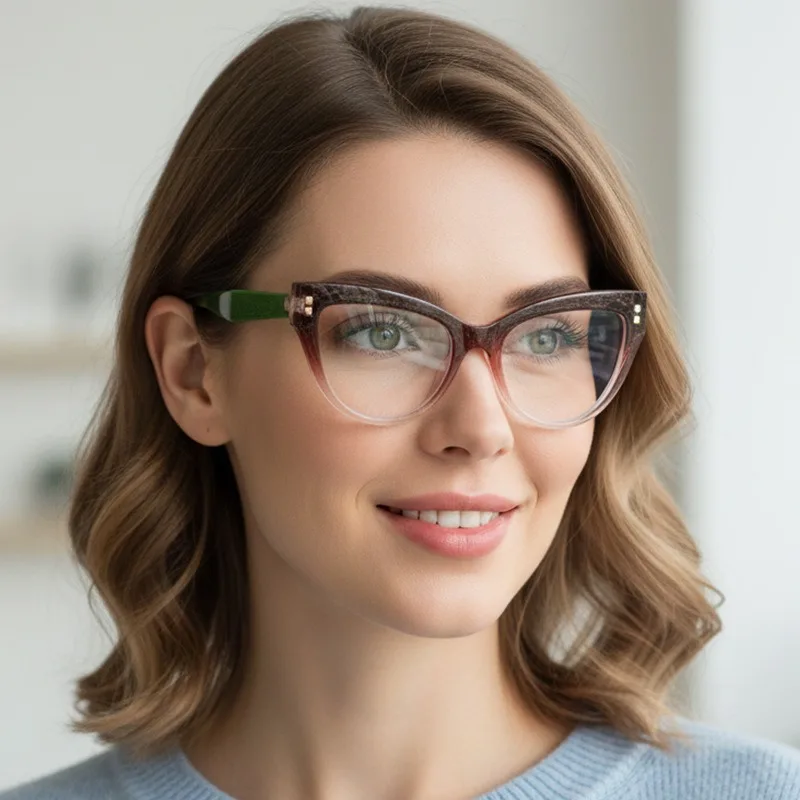 Cat Eye Prescription Reading Glasses Women Fashion Anti Blue Light Glasses Frame Clear Lens Farsightedness Eyewear 0 to +6.0
Cat Eye Prescription Reading Glasses Women Fashion Anti Blue Light Glasses Frame Clear Lens Farsightedness Eyewear 0 to +6.0