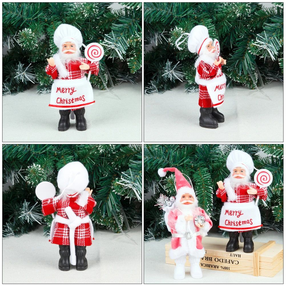 Lovely Christmas Santa Claus Plastic Ornament Adorable Holiday Decoration For Festive Atmosphere Item 1Pc
Lovely Christmas Santa Claus Plastic Ornament Adorable Holiday Decoration For Festive Atmosphere Item 1Pc