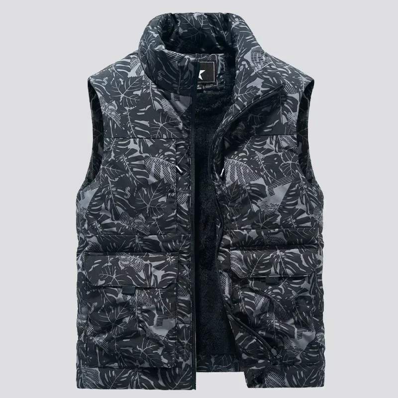 Undershirt Men's Outdoor Shoulder Men's Vests Fall Winter Padded Thickened Workwear Jacket Multi Pocket Stand Up Collar Vests
Undershirt Men's Outdoor Shoulder Men's Vests Fall Winter Padded Thickened Workwear Jacket Multi Pocket Stand Up Collar Vests
