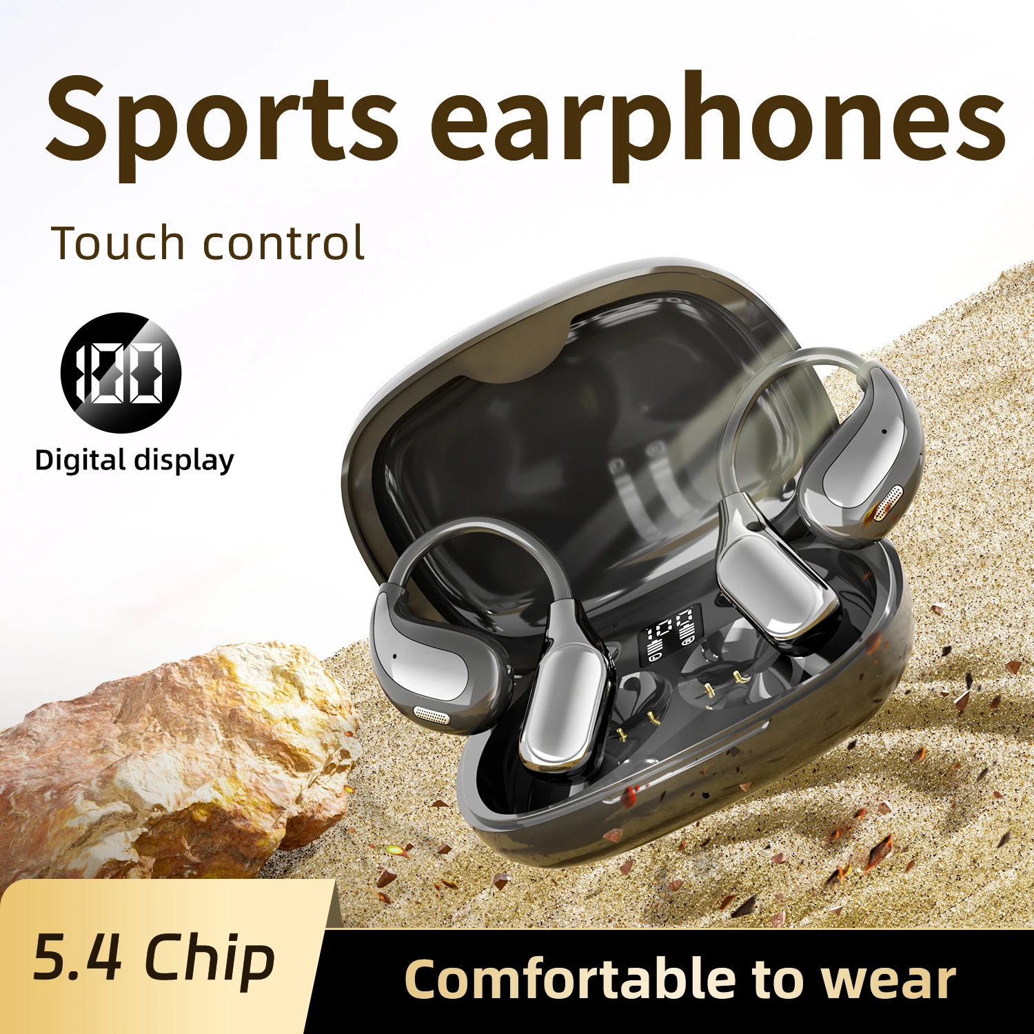 SK True 5.4 wireless bluetooth earphones suitable for sports LED display screen comfortable and suitable for exercise headphones
SK True 5.4 wireless bluetooth earphones suitable for sports LED display screen comfortable and suitable for exercise headphones