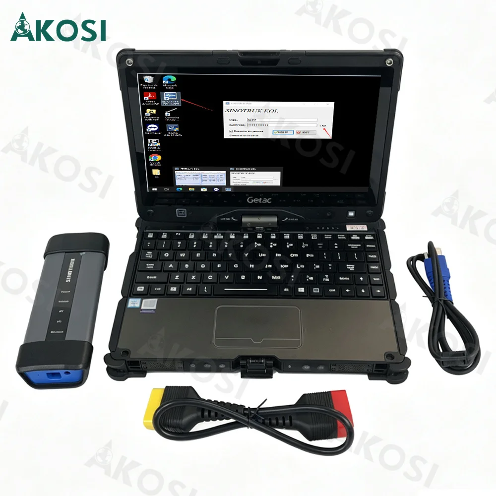 New EOL Heavy duty For SINOTRUK Sitrak Diagsmart Cnhtc Chinese Engine Truck sinotruck Diagnostic Scanner tool+V110 laptop
New EOL Heavy duty For SINOTRUK Sitrak Diagsmart Cnhtc Chinese Engine Truck sinotruck Diagnostic Scanner tool+V110 laptop