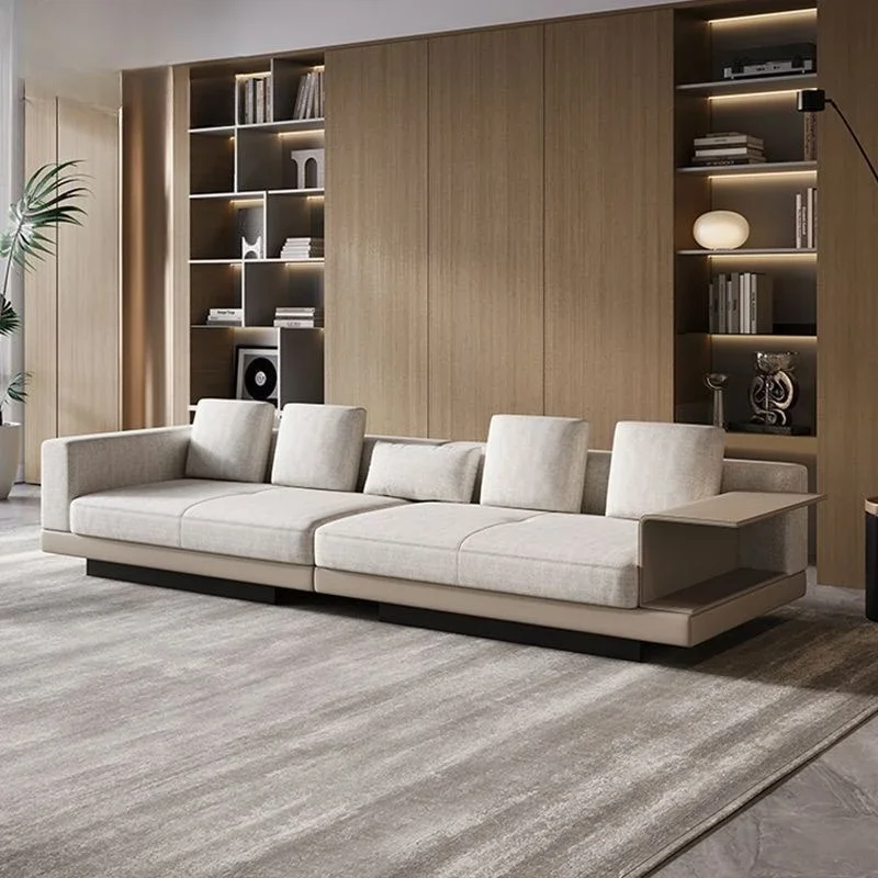 AT Fabric sofa simple modern Italian minimalist high-end home large living room corner combination
AT Fabric sofa simple modern Italian minimalist high-end home large living room corner combination
