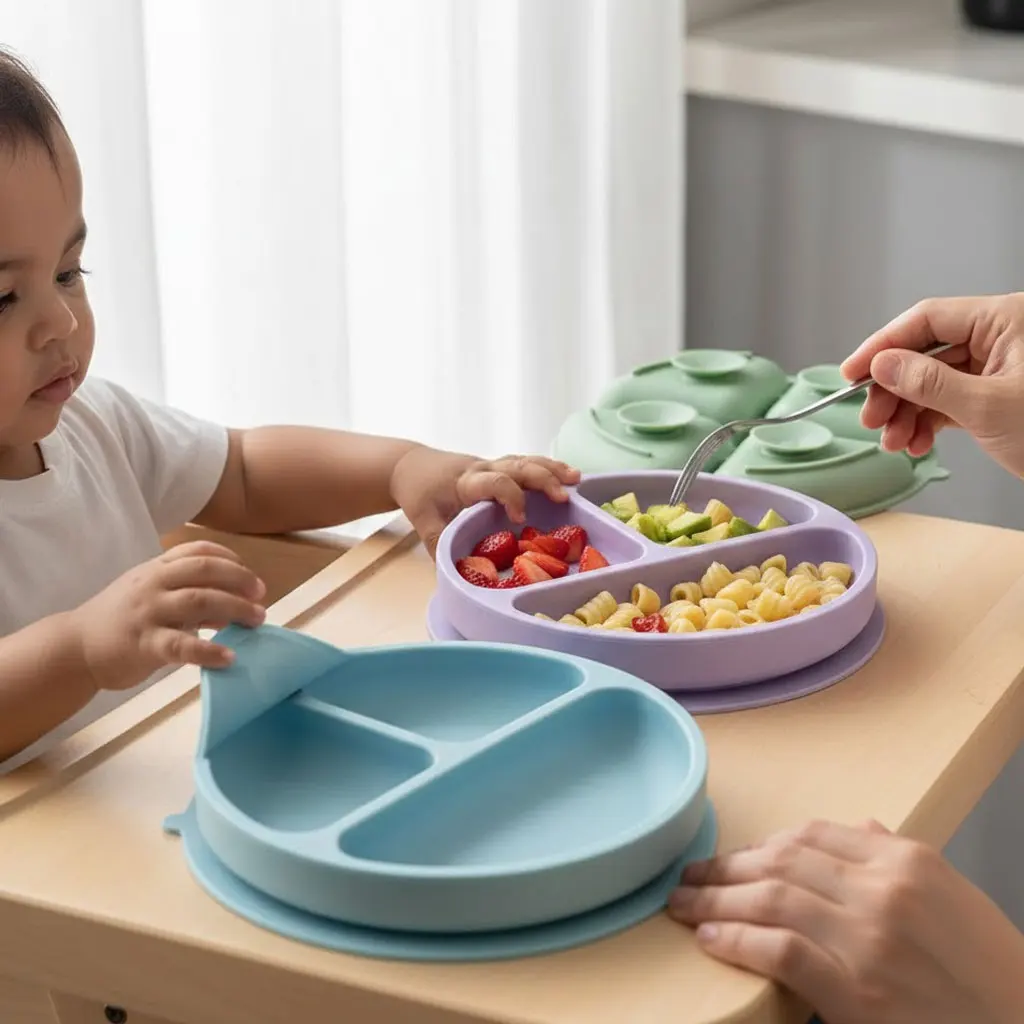 Детская силиконовая решетка: круглая детская посуда для кормления прикорма
Детская силиконовая решетка: круглая детская посуда для кормления прикорма