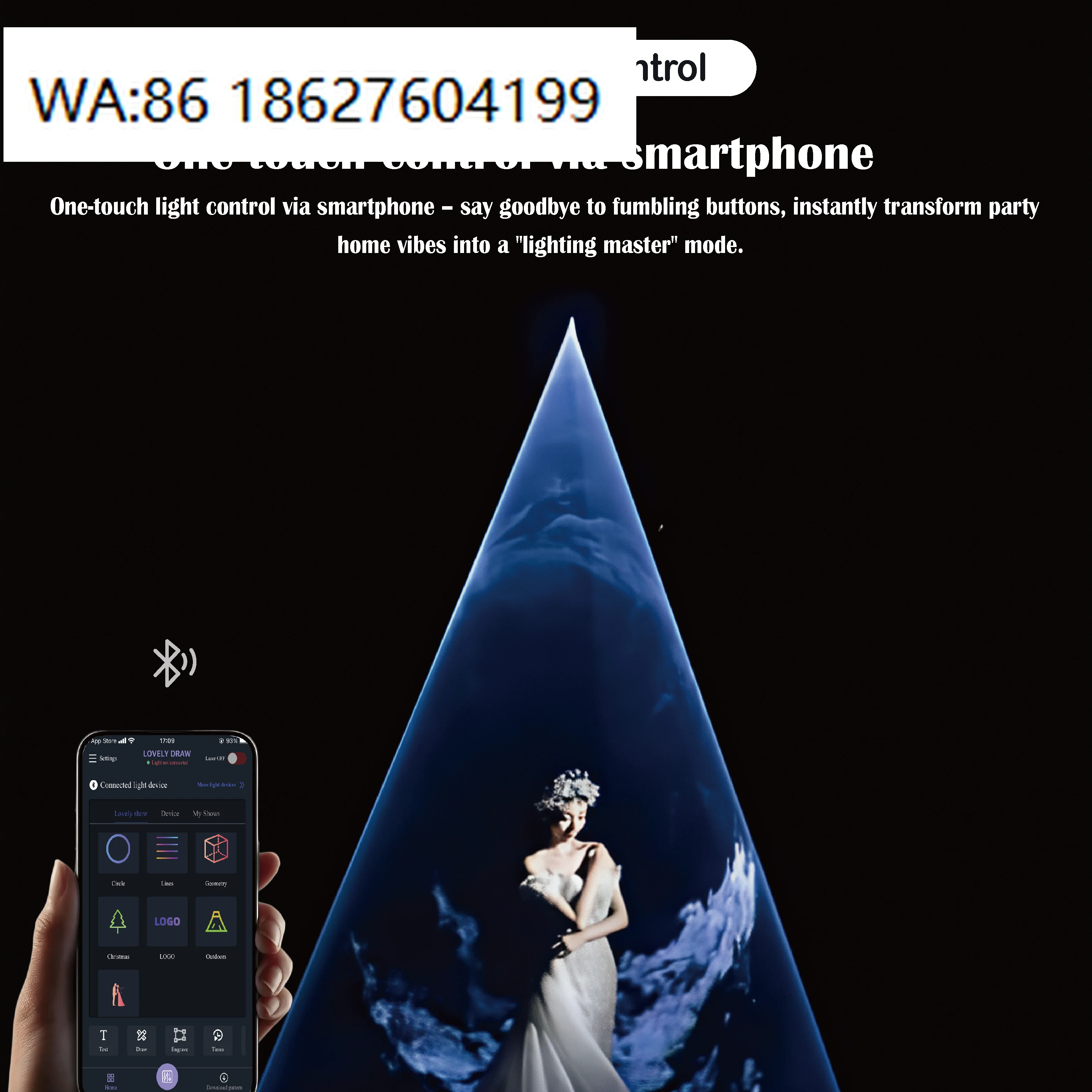 Hot Sales 10W App-Controlled Light Lamp DMX Effect Lamp for Concert Wedding Party Event Home Decoration
Hot Sales 10W App-Controlled Light Lamp DMX Effect Lamp for Concert Wedding Party Event Home Decoration