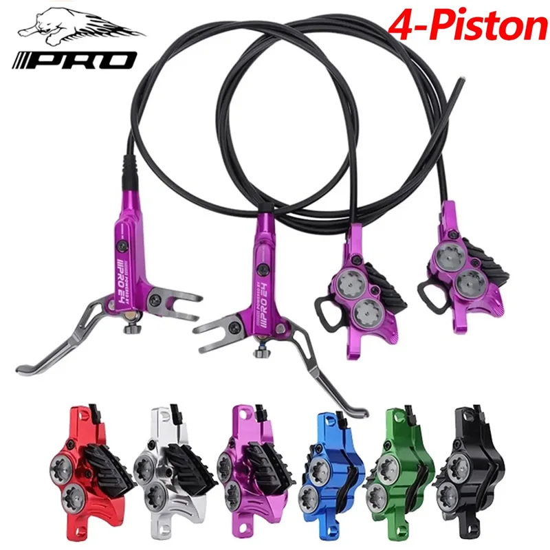 IIIPRO 4 Piston MTB Bicycle Hydraulic Disc Brake Set Caliper Lever 800/1550mm Separate Mountain Bike Disc Brake Bike Oil Brake
IIIPRO 4 Piston MTB Bicycle Hydraulic Disc Brake Set Caliper Lever 800/1550mm Separate Mountain Bike Disc Brake Bike Oil Brake