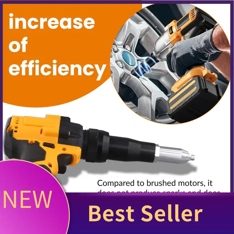 ABHI-Brushless Electric Riveter Gun 3-6Mm Rivet Cordless Riveting Tool Screwdriver For 18V 20V Battery (No Battery)
ABHI-Brushless Electric Riveter Gun 3-6Mm Rivet Cordless Riveting Tool Screwdriver For 18V 20V Battery (No Battery)