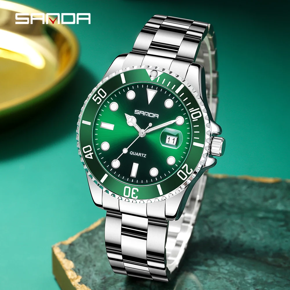 Модные мужские кварцевые часы SANDA 1099, роскошные мужские кварцевые часы со стальной полосой Five Baht, водонепроницаемые, с ночником и календарем, деловые мужские кварцевые часы
Модные мужские кварцевые часы SANDA 1099, роскошные мужские кварцевые часы со стальной полосой Five Baht, водонепроницаемые, с ночником и календарем, деловые мужские кварцевые часы