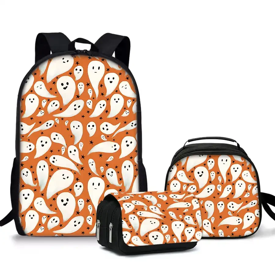 3 Pcs Set Cute Ghost Lunch Bags ,Flip Pencil Bags ,School Bags For Boy And Girls Best Gifts 3D Cartoon Backpack For Children
3 Pcs Set Cute Ghost Lunch Bags ,Flip Pencil Bags ,School Bags For Boy And Girls Best Gifts 3D Cartoon Backpack For Children