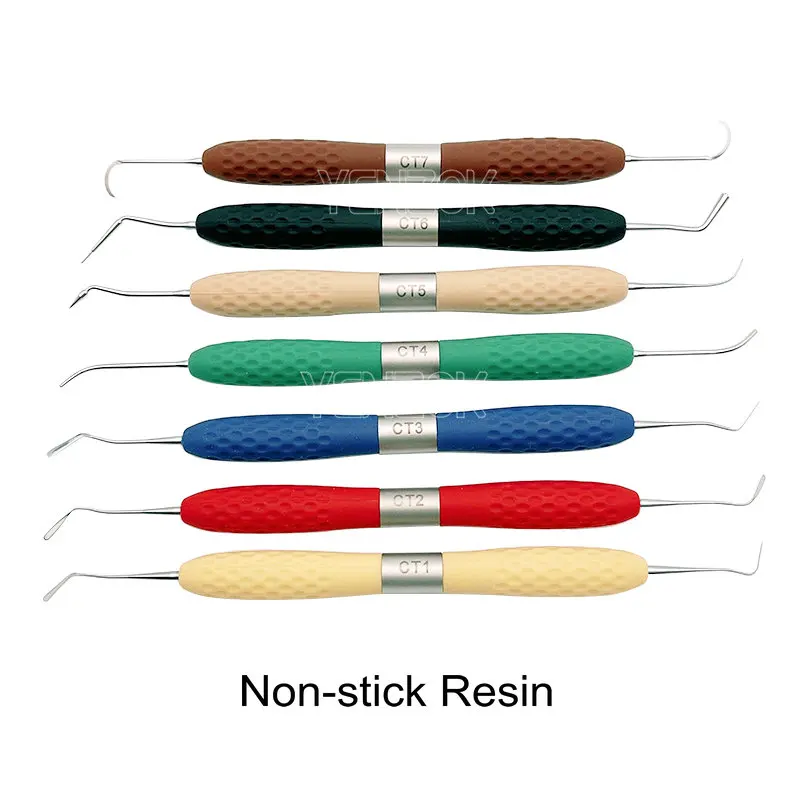 7Pcs/set Dental Lab Resin Filled Restorative Instrument Filler Aesthetic Restoration Knife Silicone Handle
7Pcs/set Dental Lab Resin Filled Restorative Instrument Filler Aesthetic Restoration Knife Silicone Handle