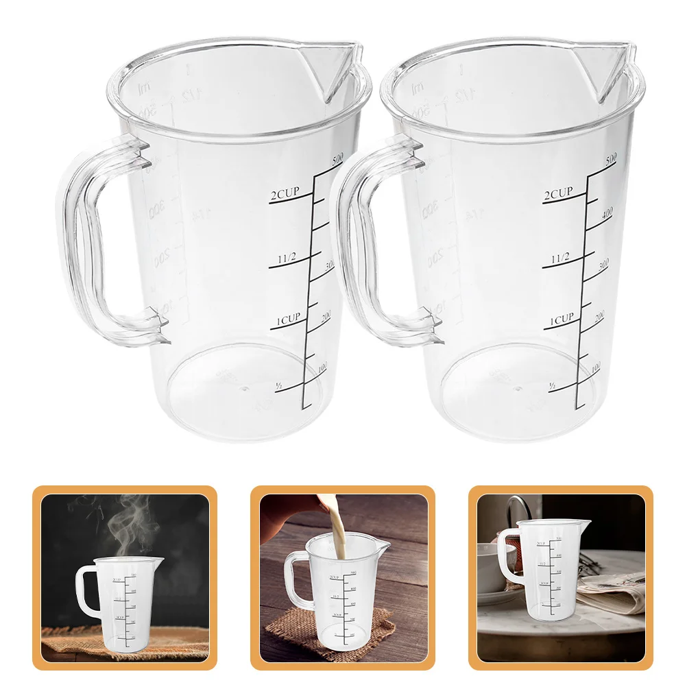 2pcs Measuring Cup Set Large Capacity Clear Graduated Cups Kitchen Baking Liquid Oil Milk Coffee Measurement Heat Resistant
2pcs Measuring Cup Set Large Capacity Clear Graduated Cups Kitchen Baking Liquid Oil Milk Coffee Measurement Heat Resistant