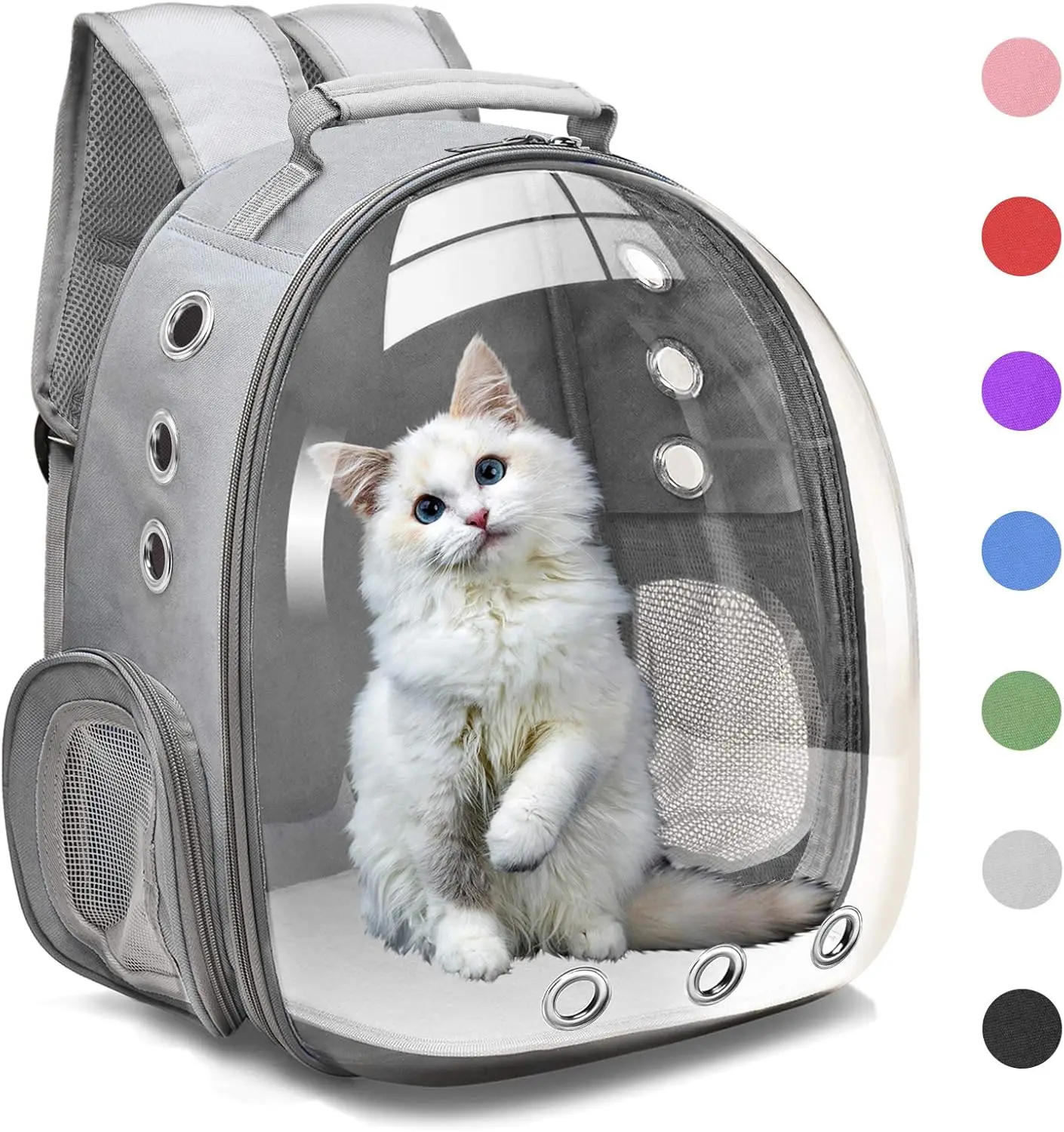Henkelion Bubble Carrying Bag for Small Medium dogs Cats, Space Capsule Pet Hiking backpack, Airline Approved Travel carrier - Grey
Henkelion Bubble Carrying Bag for Small Medium dogs Cats, Space Capsule Pet Hiking backpack, Airline Approved Travel carrier - Grey