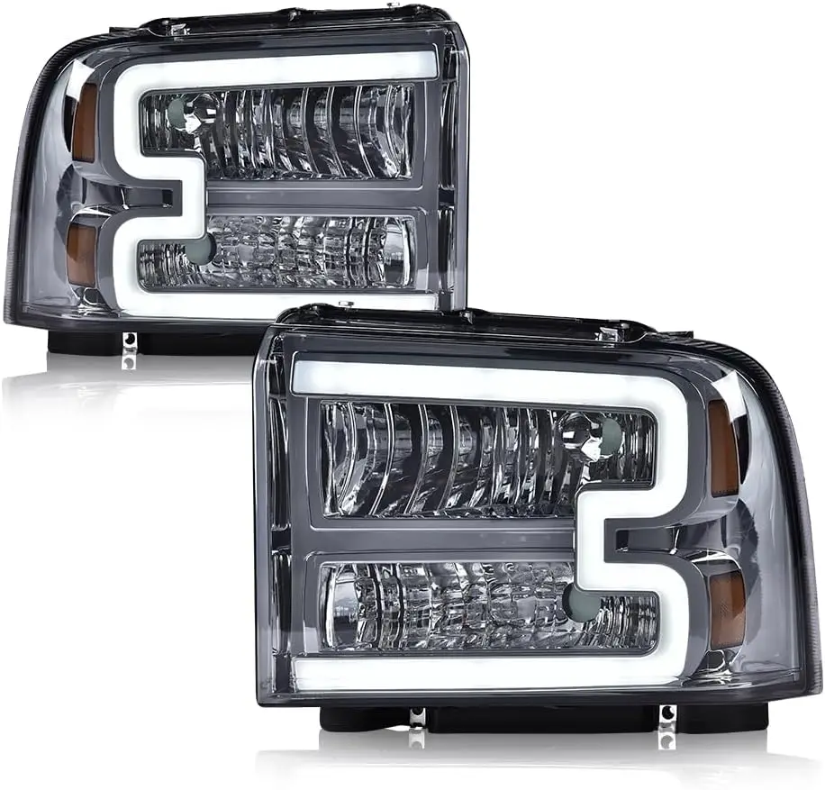 VRracing [Светодиодные фары DRL BAR в сборе, совместимые с Ford F250 F350 F450 F550 Super Duty-05 Ford Excursion Smoke 2005-2007 гг.
VRracing [Светодиодные фары DRL BAR в сборе, совместимые с Ford F250 F350 F450 F550 Super Duty-05 Ford Excursion Smoke 2005-2007 гг.