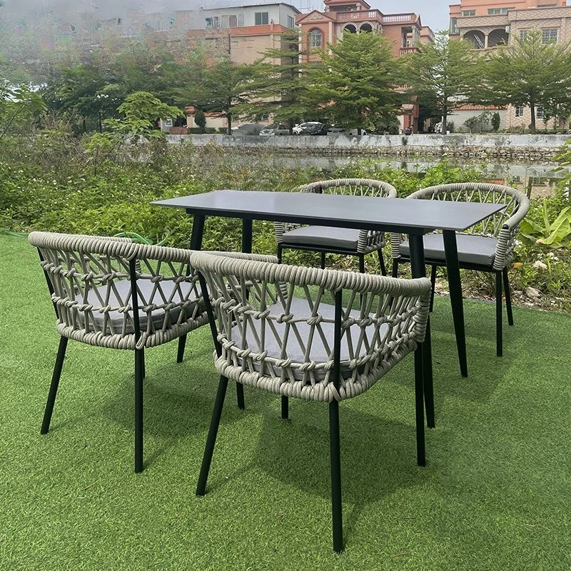 Courtyard Villa Leisure Room Rattan Chair Terrace Garden Outdoor Tea Table 
Courtyard Villa Leisure Room Rattan Chair Terrace Garden Outdoor Tea Table
