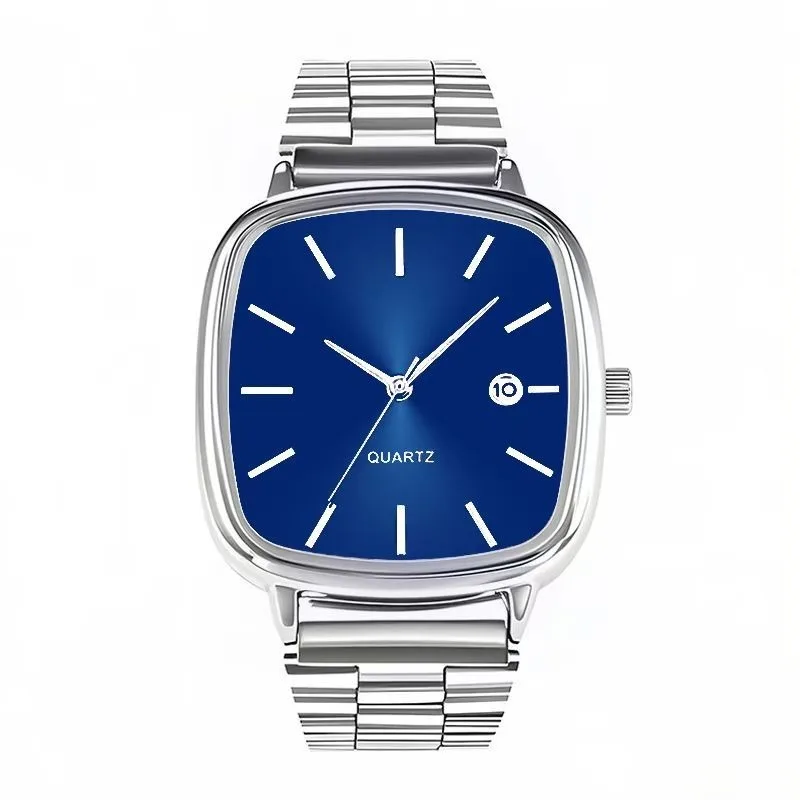 Elegant and Fashionable Men Watch Steel Strap Silver Color Calendar Quartz Watches Luxury Women Gift Wristwatch
Elegant and Fashionable Men Watch Steel Strap Silver Color Calendar Quartz Watches Luxury Women Gift Wristwatch