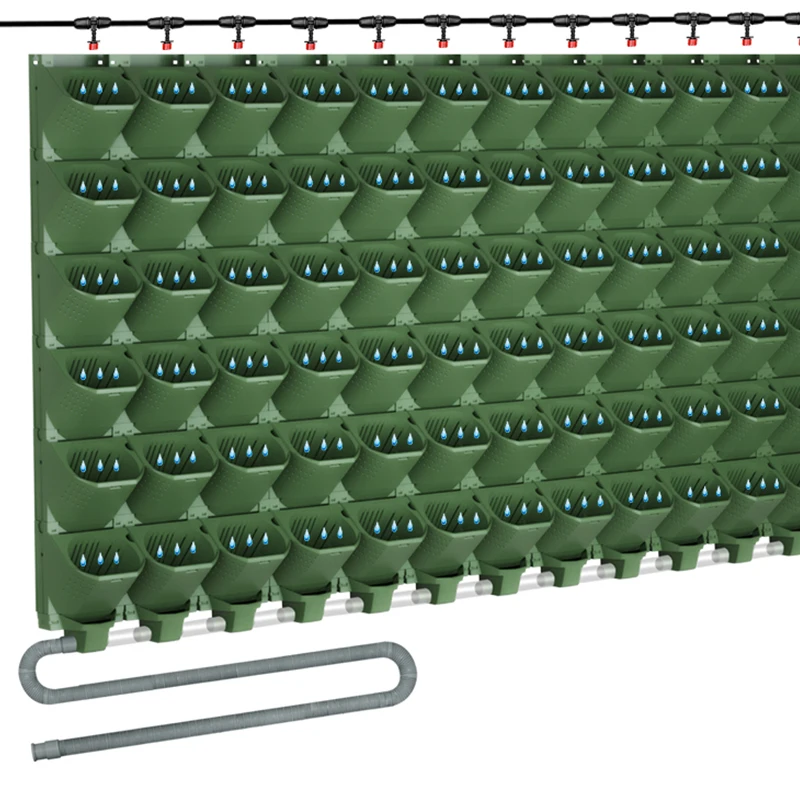 Vertical Garden Wall Automatic Watering Hydroponics Planting System Flowers Modern Plant Pot
Vertical Garden Wall Automatic Watering Hydroponics Planting System Flowers Modern Plant Pot