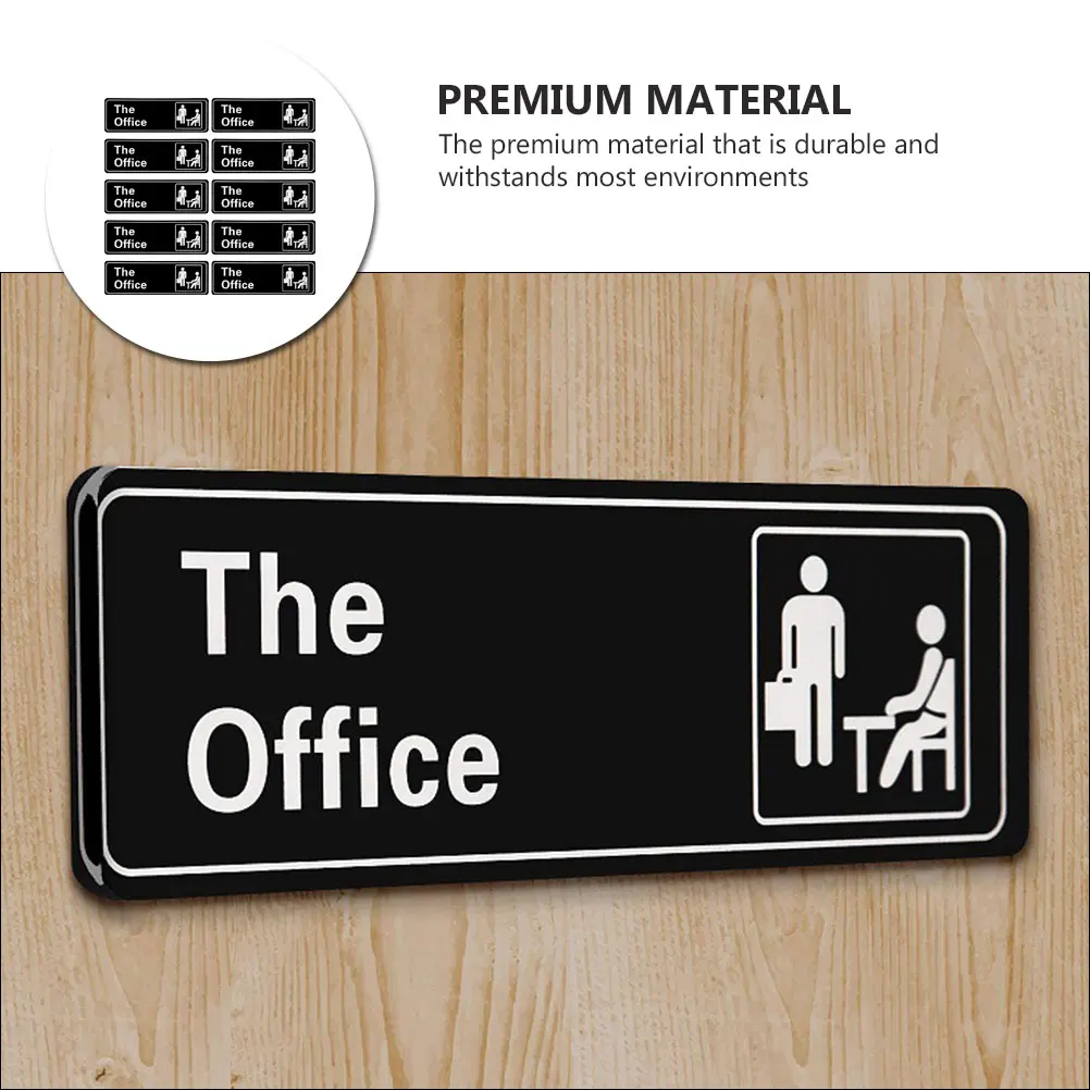 10Pcs Office Door Sign Stickers Self-Adhesive PVC Easy Install Decals for Hotel Office Workplace Hospital Safety
10Pcs Office Door Sign Stickers Self-Adhesive PVC Easy Install Decals for Hotel Office Workplace Hospital Safety