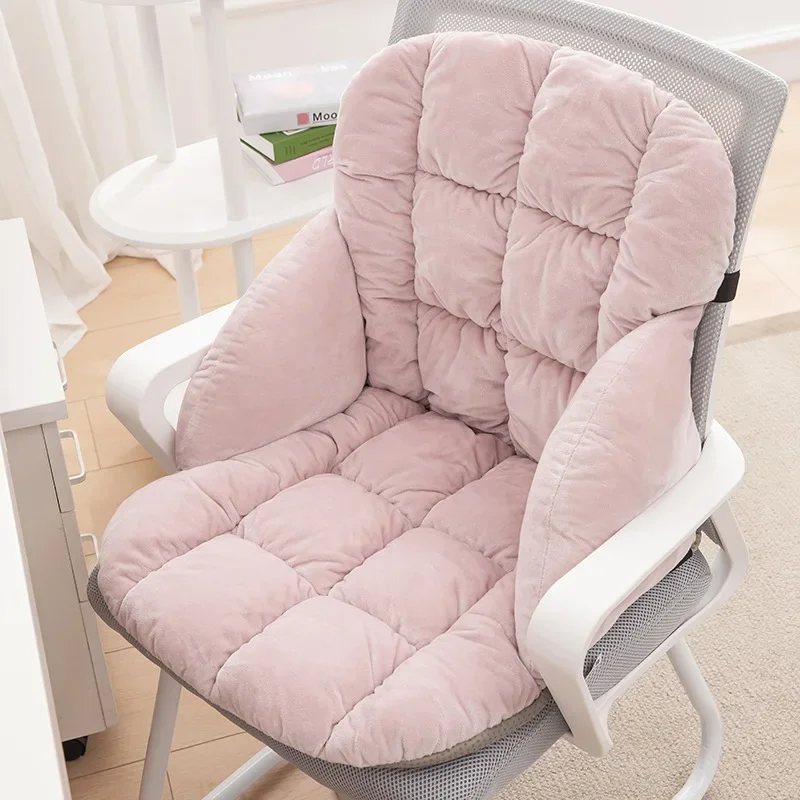 Winter Thicken Quilted Sponge One-piece Cushion Home Office Soft Comfortable Backrest Integrated Chair Seat Cushions
Winter Thicken Quilted Sponge One-piece Cushion Home Office Soft Comfortable Backrest Integrated Chair Seat Cushions