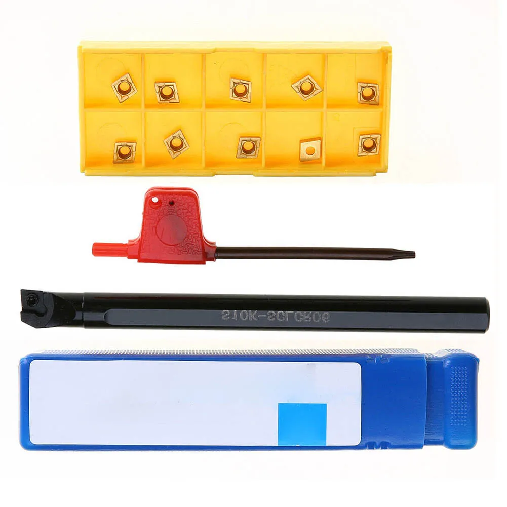 High Efficiency Turning Tools Package Features Ten Units ofInsertTypeCC MT06020+ Solid Support TypeS1OKS CL CR0
High Efficiency Turning Tools Package Features Ten Units ofInsertTypeCC MT06020+ Solid Support TypeS1OKS CL CR0