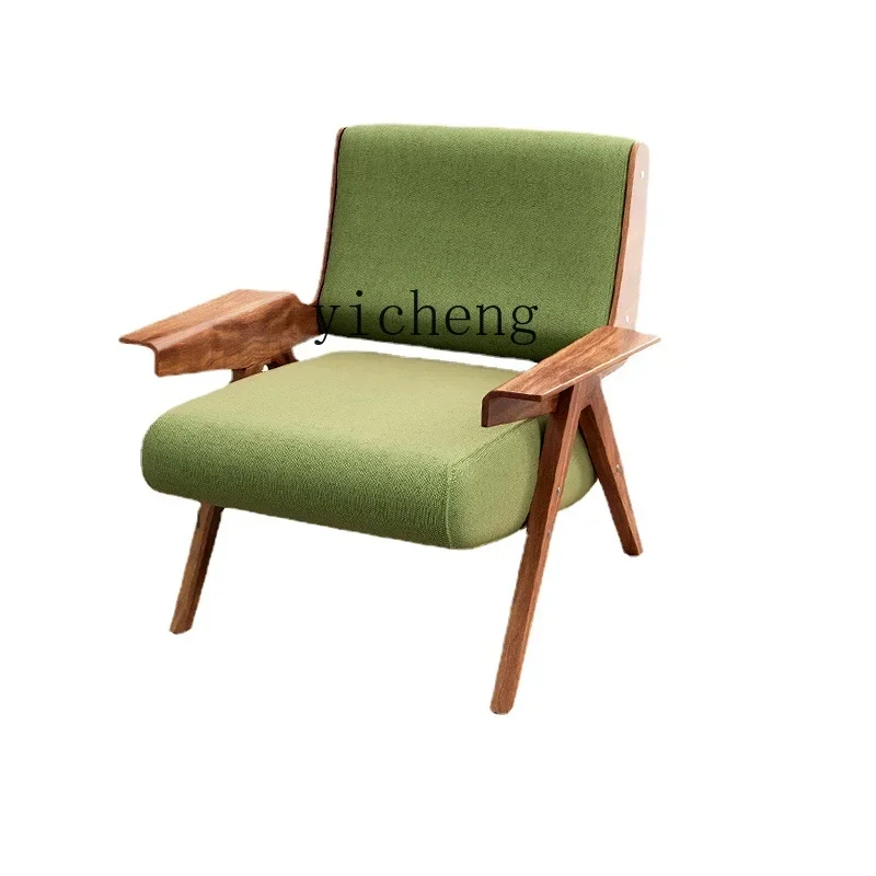 ZK Single Sofa Minimalist Light Luxury Bedroom Balcony Leisure Chair Living Room Solid Wood Single Seater
ZK Single Sofa Minimalist Light Luxury Bedroom Balcony Leisure Chair Living Room Solid Wood Single Seater