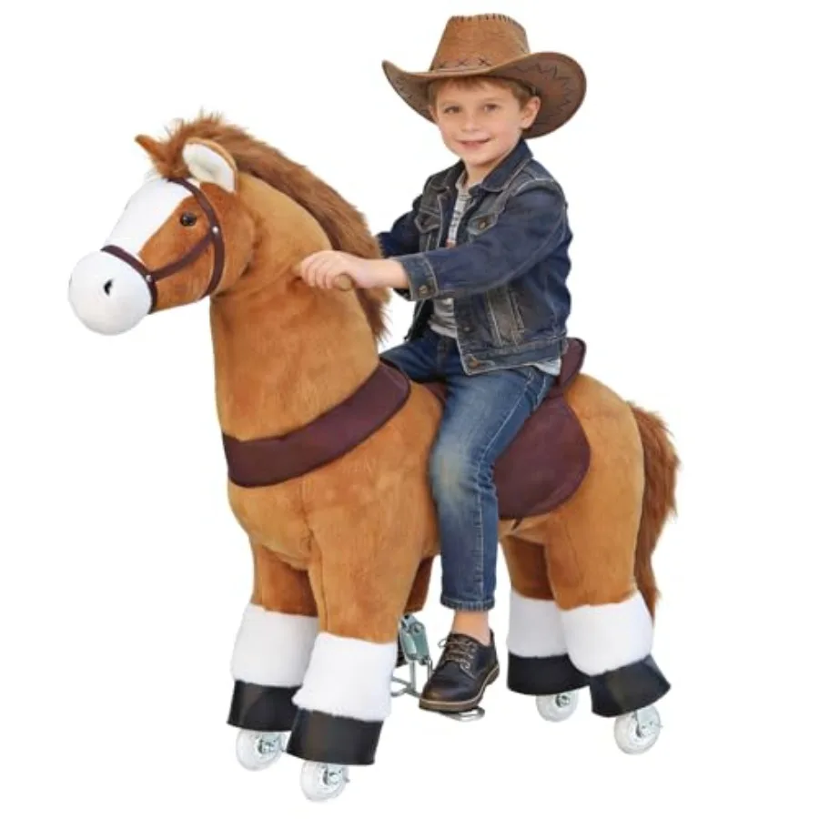 Ride on Horse Toys for 4 to 9 Years Old 36.6'' Height Mechanical Walking Action Plush Animal Toy No Battery or Electricity Max
Ride on Horse Toys for 4 to 9 Years Old 36.6'' Height Mechanical Walking Action Plush Animal Toy No Battery or Electricity Max