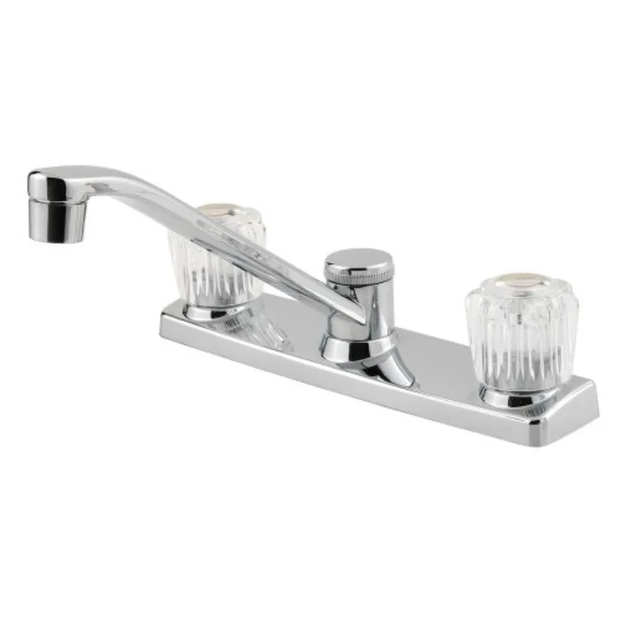 Pfirst Series Kitchen Faucet 2-Handle Chrome Acrylic Handles G1351100
Pfirst Series Kitchen Faucet 2-Handle Chrome Acrylic Handles G1351100