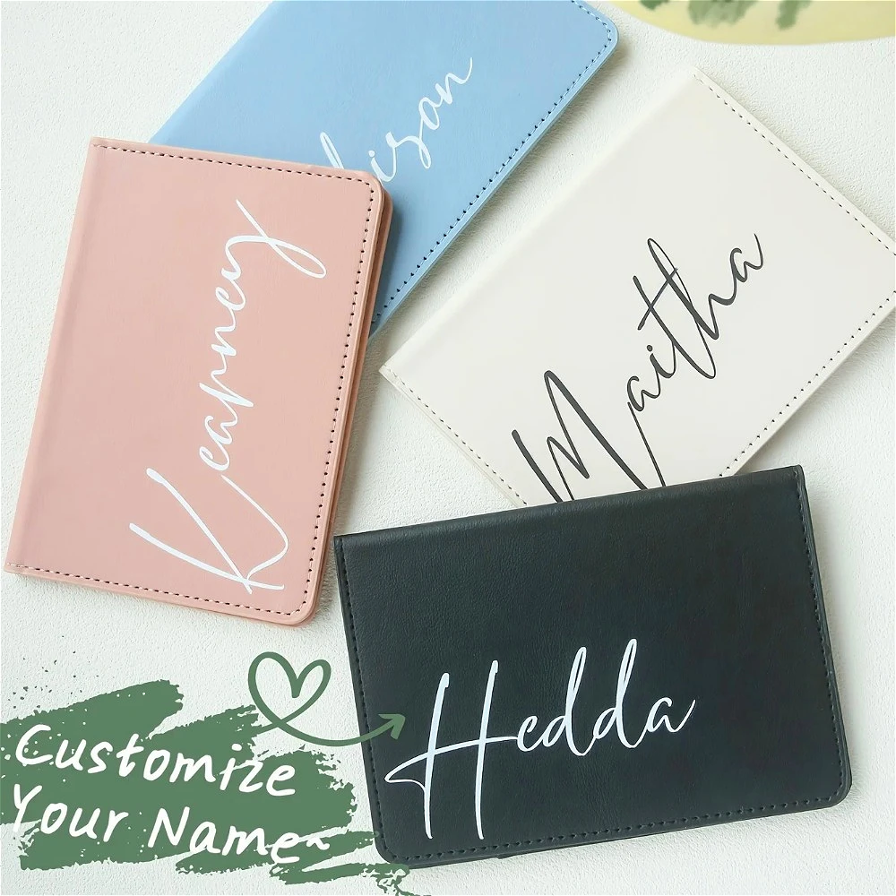 Custom Logo Passport Holder Personalized Travel Wallet Engraved Name Passport Cover Case Travel Essentials Card Holder Unique
Custom Logo Passport Holder Personalized Travel Wallet Engraved Name Passport Cover Case Travel Essentials Card Holder Unique