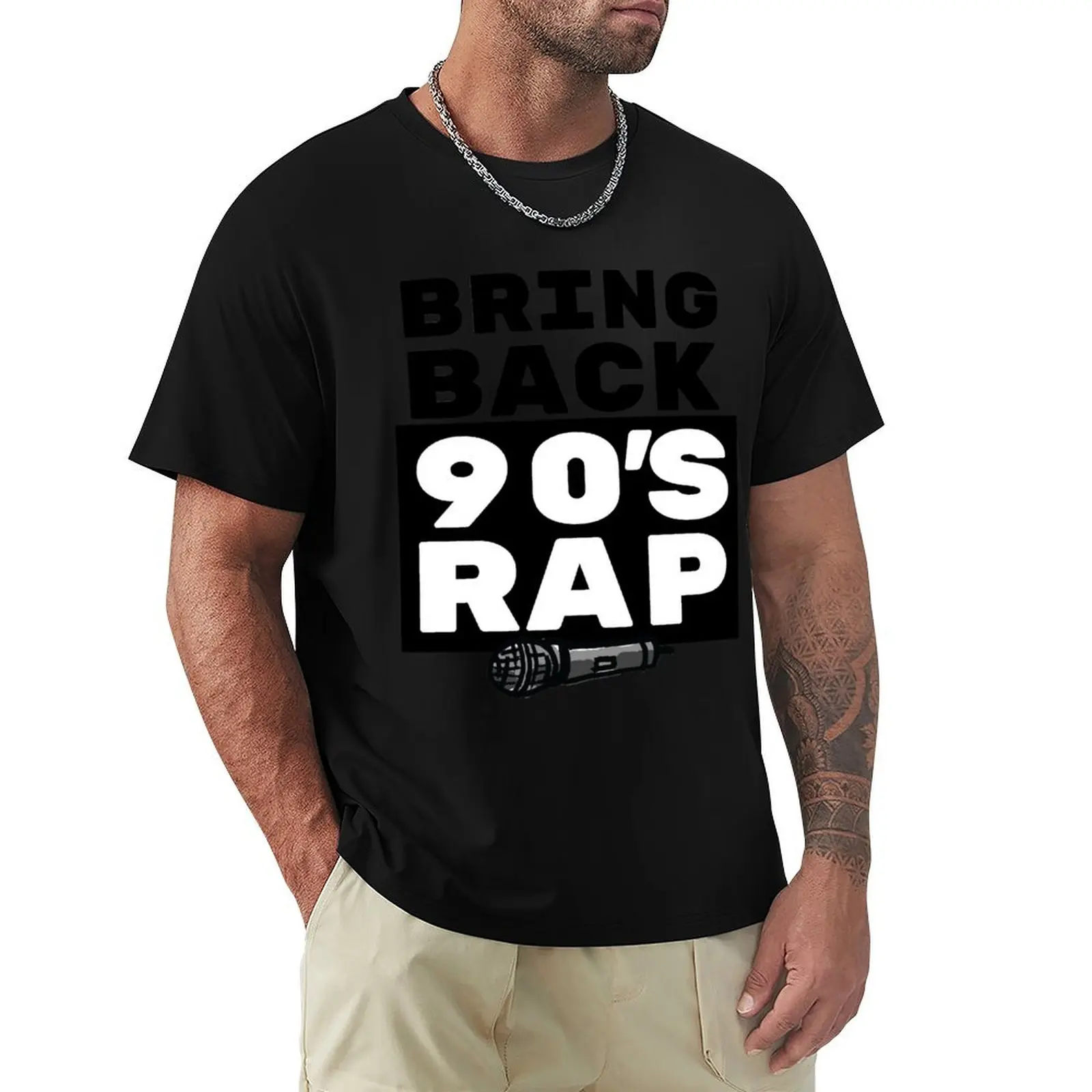 Rap / Hip Hop Gift - 90s Rapper Lover Art - Rap Music with Microphone Illustration T-Shirt All Match Print Short Sleeve Top
Rap / Hip Hop Gift - 90s Rapper Lover Art - Rap Music with Microphone Illustration T-Shirt All Match Print Short Sleeve Top