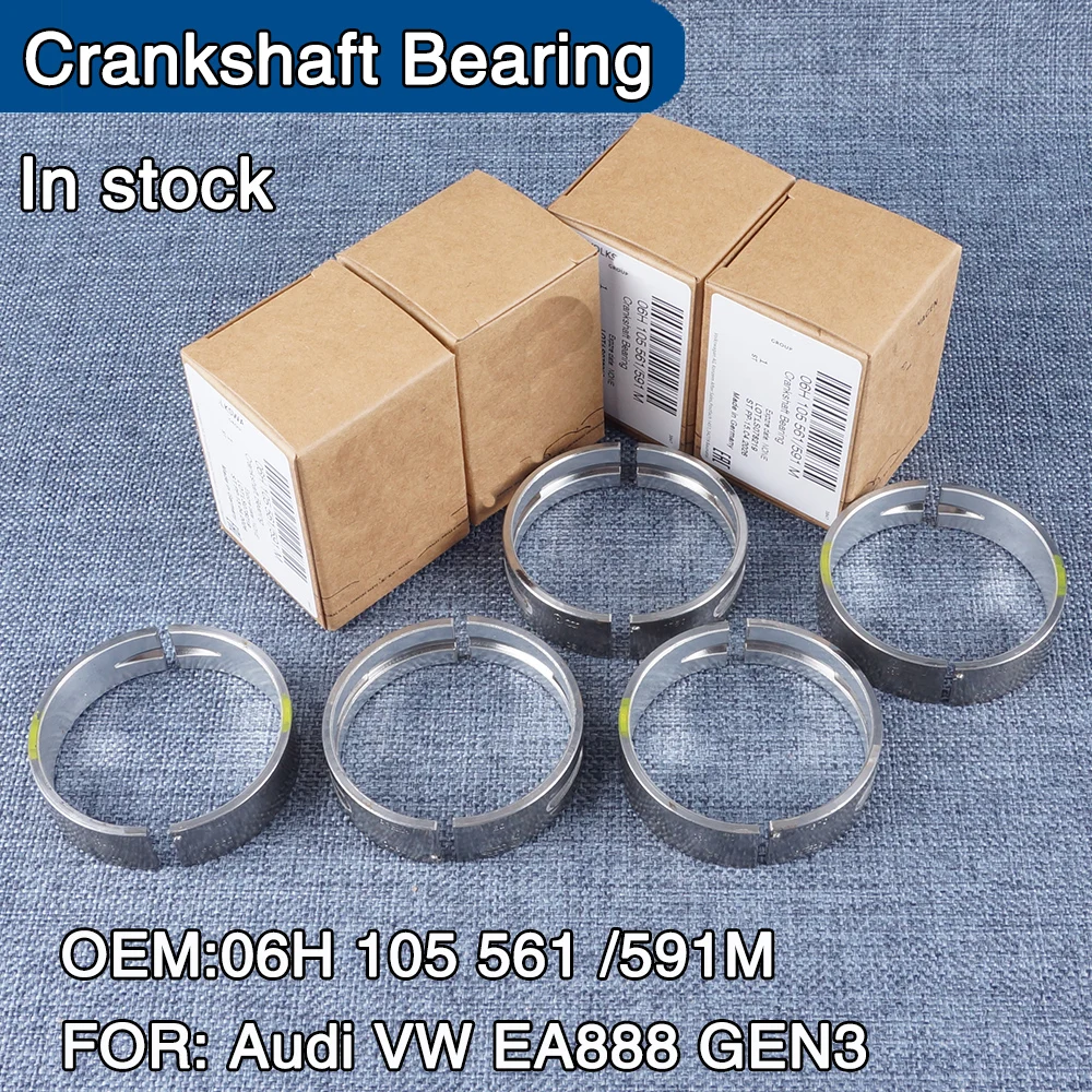 VW OEM Connecting Rod Bearing for EA888 GEN3 A3 Q5 for Golf MK7 2.0T (OE 06H105561K Models 06L105701M 06H105561)
VW OEM Connecting Rod Bearing for EA888 GEN3 A3 Q5 for Golf MK7 2.0T (OE 06H105561K Models 06L105701M 06H105561)