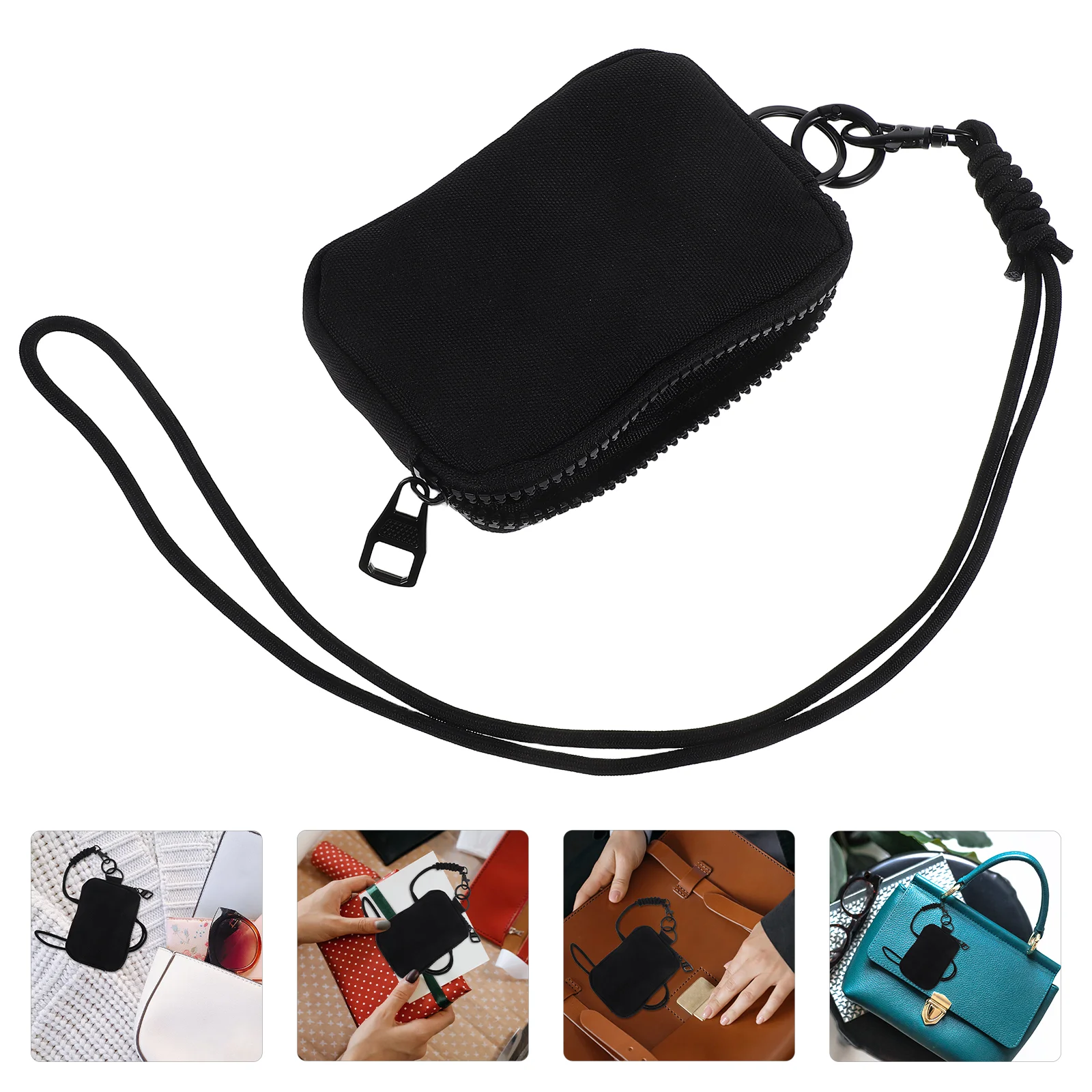 Outdoor Leisure Lanyard Bag Black Lightweight Portable Purse Key Holder Travel Small Hanging Pocket Card Wallet
Outdoor Leisure Lanyard Bag Black Lightweight Portable Purse Key Holder Travel Small Hanging Pocket Card Wallet