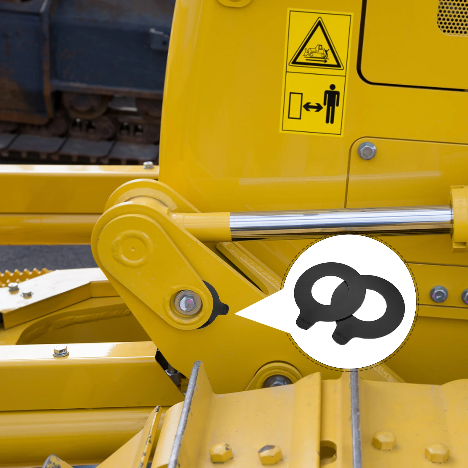 2 Pcs Excavator Pin Gasket Rubber Washer Set Heavy Duty Bucket Shim Kit Construction Seal Component Round Spacer Digger Arm
2 Pcs Excavator Pin Gasket Rubber Washer Set Heavy Duty Bucket Shim Kit Construction Seal Component Round Spacer Digger Arm