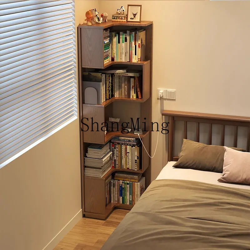 CL light luxury solid wood bookshelf floor shelf living room home storage bookcase
CL light luxury solid wood bookshelf floor shelf living room home storage bookcase