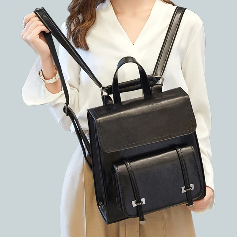 Women Backpack Shoulder Cross body Bag Daypack Genuine Leather Travel Retro Female Real Cowhide Messenger Bags Backpacks
Women Backpack Shoulder Cross body Bag Daypack Genuine Leather Travel Retro Female Real Cowhide Messenger Bags Backpacks