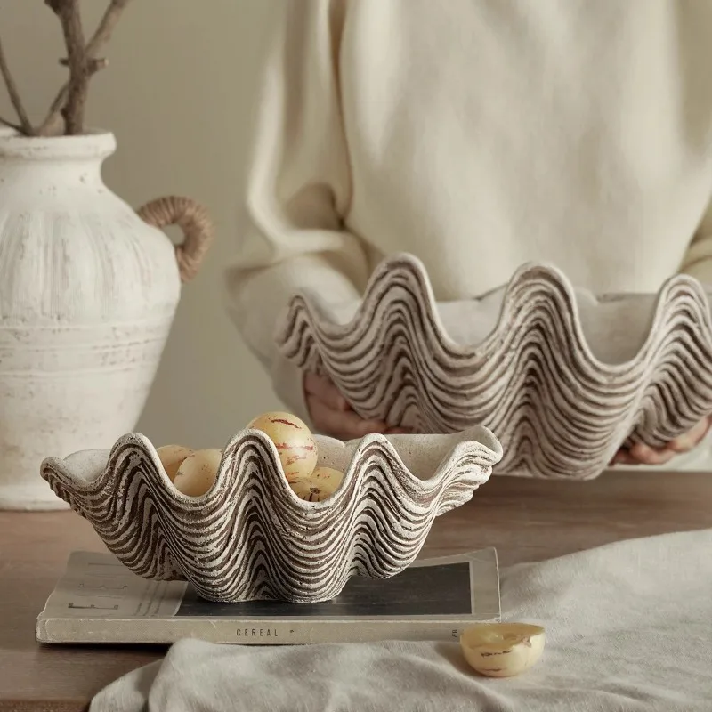 Ваби-Саби, морская ракушка, художественная ваза для фруктов, современный декоративный поднос середины века, уникальная настольная центральная часть для гостиной, блюдо
Ваби-Саби, морская ракушка, художественная ваза для фруктов, современный декоративный поднос середины века, уникальная настольная центральная часть для гостиной, блюдо