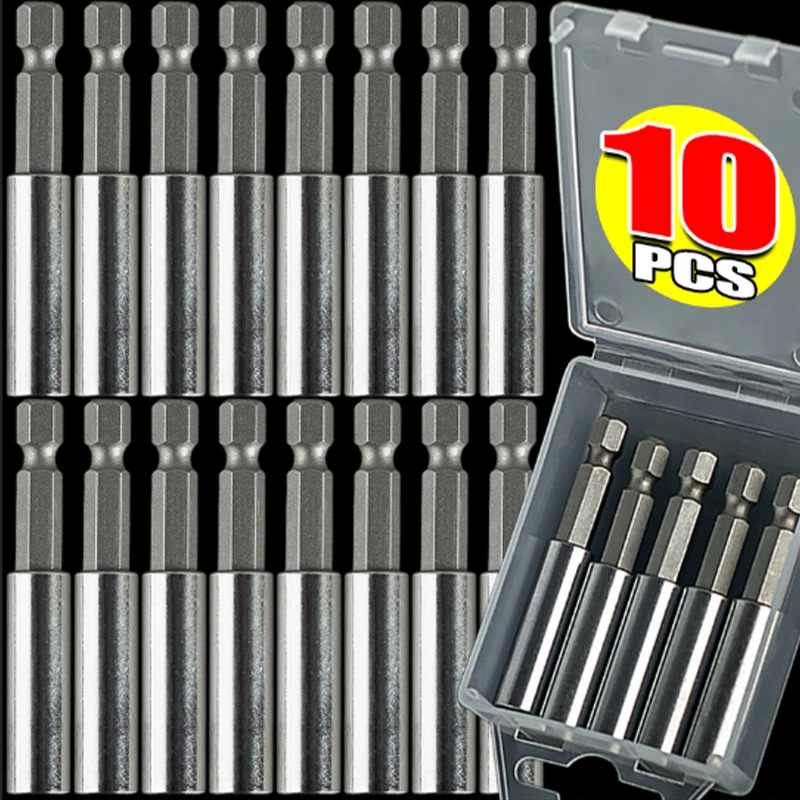 Magnetic Screwdriver Hexagonal Handle Extended Connecting Rod Magnet Carbon Steel Extension Holder Bits Power Tools Wholesale
Magnetic Screwdriver Hexagonal Handle Extended Connecting Rod Magnet Carbon Steel Extension Holder Bits Power Tools Wholesale
