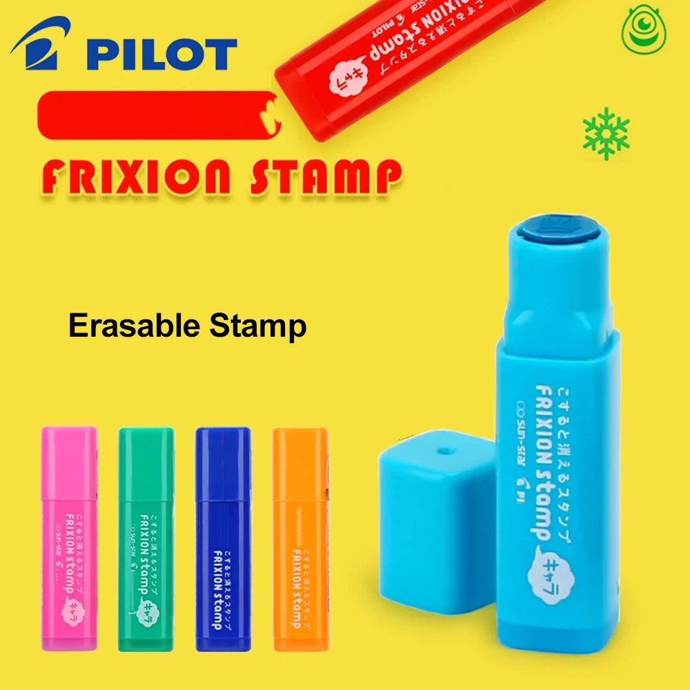 1pc Japan PILOT Frixion Stamp Mini Erasable Stamp Office Notebook Cute Mark Multi Color Optional School Office Supplies
1pc Japan PILOT Frixion Stamp Mini Erasable Stamp Office Notebook Cute Mark Multi Color Optional School Office Supplies