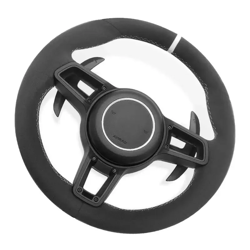 Customized Alcantara Steering Wheel for Porsche Macan Cayenne Panamera Taycan 718 Cayman 991 992 911 Carrera GT2 GT3 GT3 RS GT4
Customized Alcantara Steering Wheel for Porsche Macan Cayenne Panamera Taycan 718 Cayman 991 992 911 Carrera GT2 GT3 GT3 RS GT4