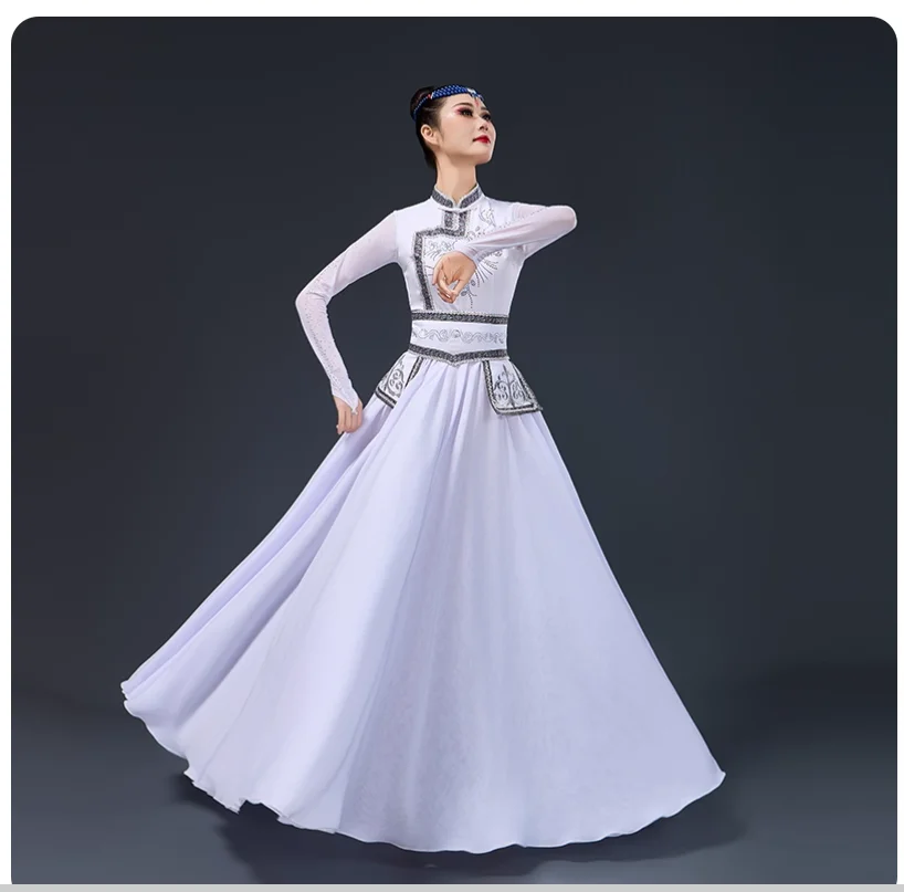 Mongolian Folk Dance Performance Costume Opening Dance Maxi Dress Adult Art Exam Practice Skirt
Mongolian Folk Dance Performance Costume Opening Dance Maxi Dress Adult Art Exam Practice Skirt