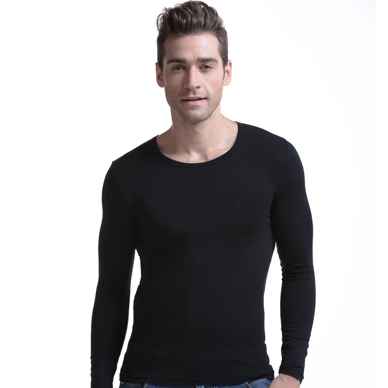 Autumn and winter tight-fitting thin thermal underwear Modal men's crew neck long-sleeved autumn clothes single-layer breathable
Autumn and winter tight-fitting thin thermal underwear Modal men's crew neck long-sleeved autumn clothes single-layer breathable