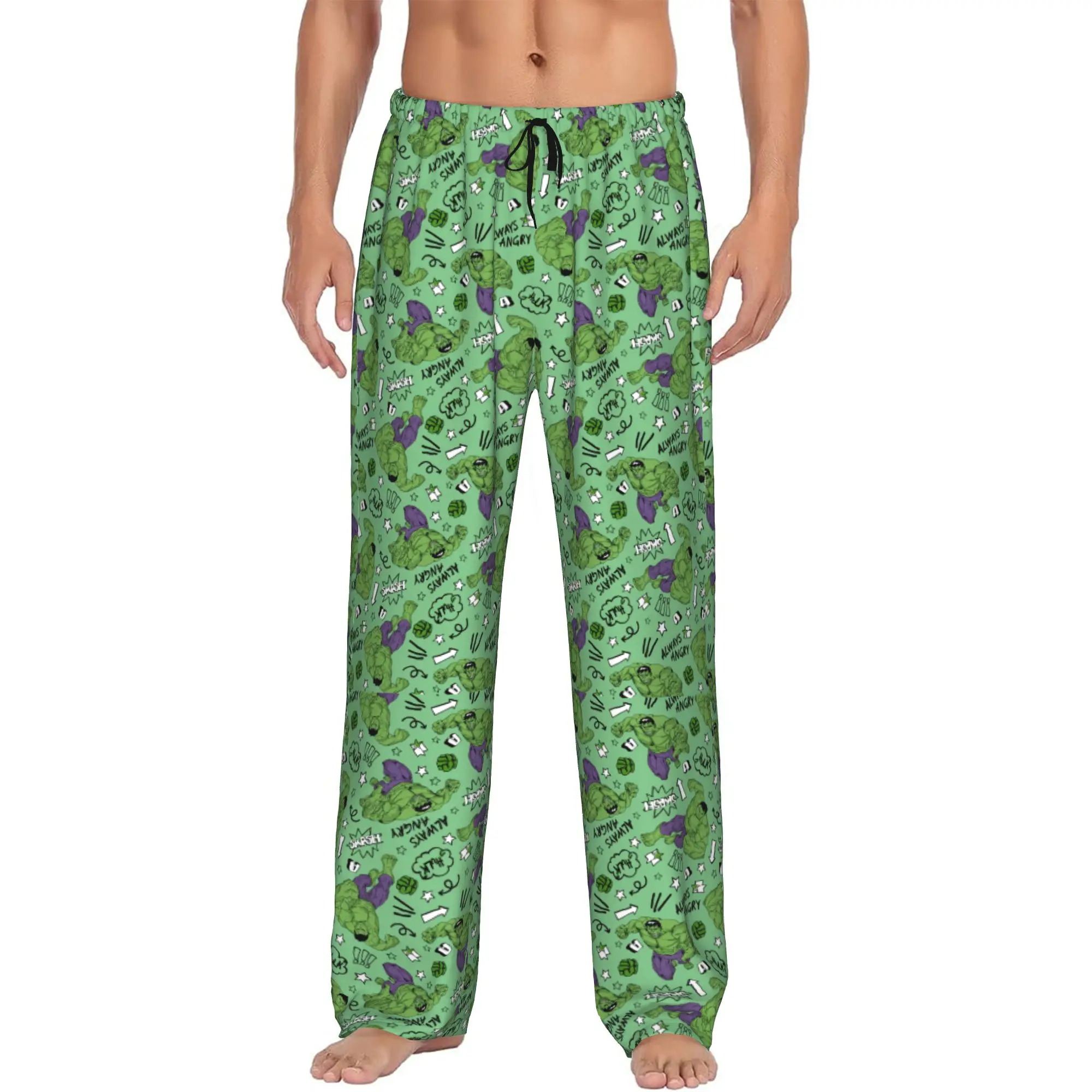Custom Printed Men's H-Hulk Comic Art Pajama Pants Sleepwear Sleep Lounge Bottoms with Pockets
Custom Printed Men's H-Hulk Comic Art Pajama Pants Sleepwear Sleep Lounge Bottoms with Pockets