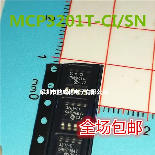 MCP3201T-CI/SN MCP3201 SOP8 3201-CI 10 шт.
MCP3201T-CI/SN MCP3201 SOP8 3201-CI 10 шт.
