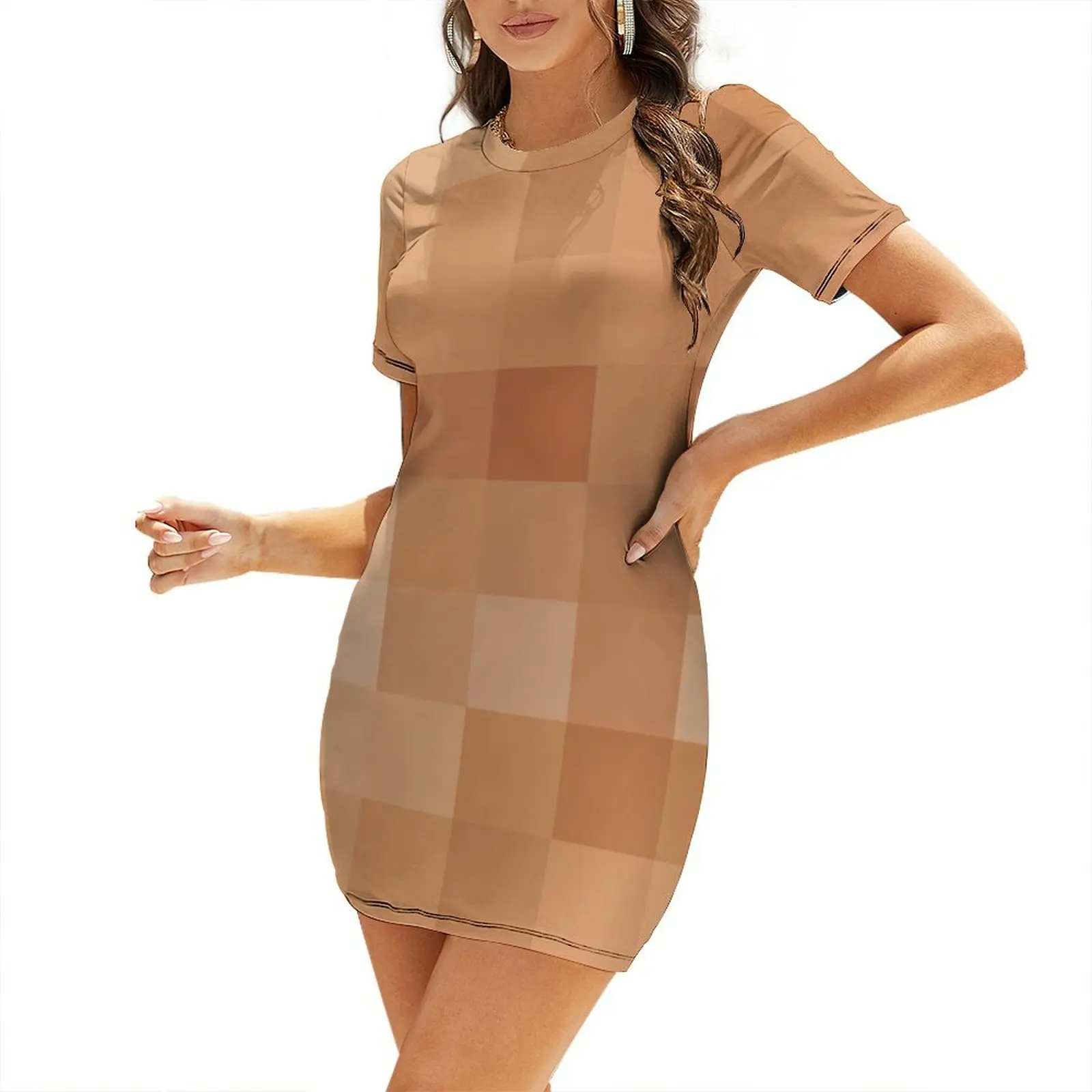 Nude Simian Short Sleeved Dress prom dress elegant chic wedding evening dresses Dress
Nude Simian Short Sleeved Dress prom dress elegant chic wedding evening dresses Dress