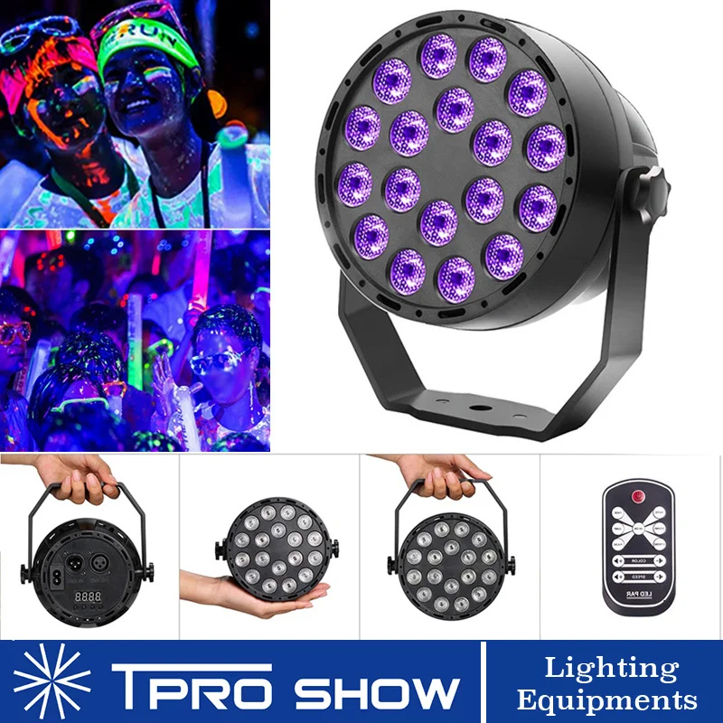 Home Party UV Light Mini LED Blacklight Disco Black Light Projector Remote Control UV Lights Strobe Stage Lighting Effect 18 LED
Home Party UV Light Mini LED Blacklight Disco Black Light Projector Remote Control UV Lights Strobe Stage Lighting Effect 18 LED