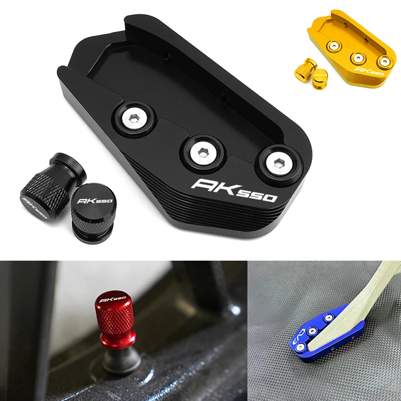 For KYMCO AK550 CV3 AK 550 CV 3 2019-2023 Motorcycle CNC Kickstand Enlarge Plate Foot Side Stand Enlarger Extension Support Pad
For KYMCO AK550 CV3 AK 550 CV 3 2019-2023 Motorcycle CNC Kickstand Enlarge Plate Foot Side Stand Enlarger Extension Support Pad