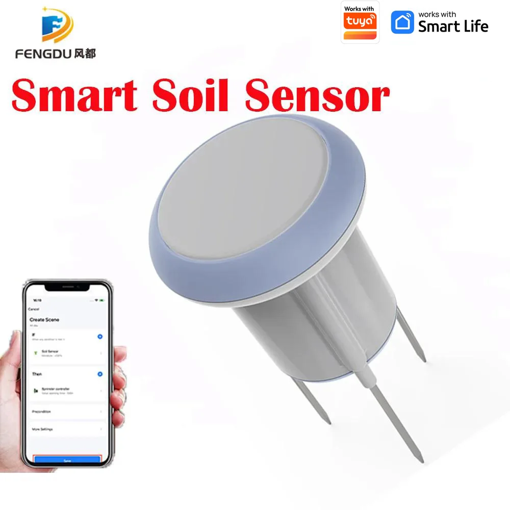Works Tuya Smart Soil Tester with Moisture and Temperature Solar Supply Soil Moisture Sensor IOT Wireless
Works Tuya Smart Soil Tester with Moisture and Temperature Solar Supply Soil Moisture Sensor IOT Wireless