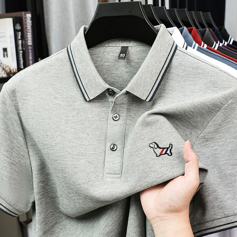 2025 fashion high-end men's luxury summer POIO shirt business casual simple T-shirt trendy comfortable breathable short sleeved
2025 fashion high-end men's luxury summer POIO shirt business casual simple T-shirt trendy comfortable breathable short sleeved