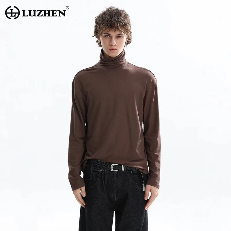 LUZHEN Solid Winter New Stylish 2025 Color Handsome Autumn Turtleneck Sweatshirt Men's Trendy High Quality Casual T-shirt JY5747
LUZHEN Solid Winter New Stylish 2025 Color Handsome Autumn Turtleneck Sweatshirt Men's Trendy High Quality Casual T-shirt JY5747